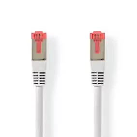 Afbeelding van CAT6 kabel RJ45 Male U/UTP 10.0 m Rond PVC Wit Nedis