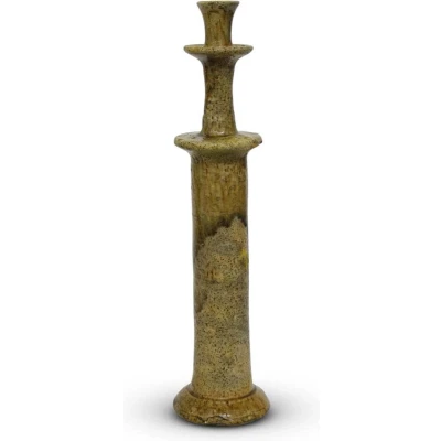 Afbeelding van Tamegroute Kandelaar Mosterd Ø 11 x 45cm