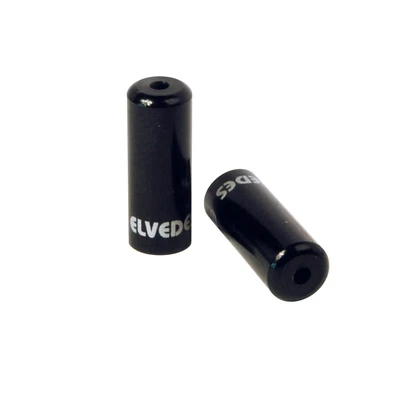 Afbeelding van Elvedes Kabelhoedje 4,2mm aluminium zwart (10st)
