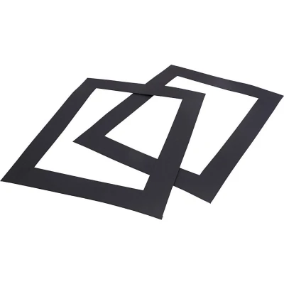 Afbeelding van Creativ Company Passepartouts Zwart A4, 100st.