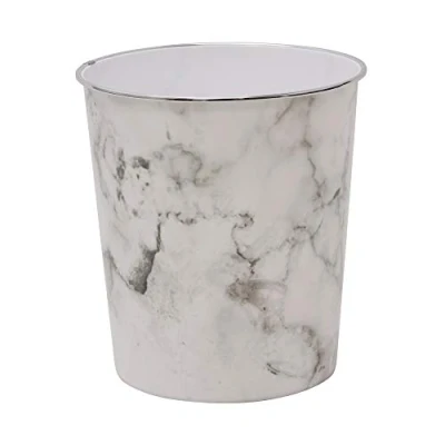 Afbeelding van JVL Kleine Marmeren Afvaldocument Bin, 24.5cm x 26.5cm ongeveer, Één Grootte