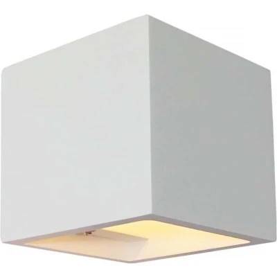 Afbeelding van Artdelight Wandlamp Plaster 11,5 x cm Gips excl. G9 wit