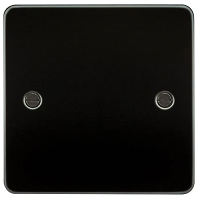 Afbeelding van Knightsbridge FP8350GM FP8350 FPAV8350GM Flat 1G Blanking Plaat Gunmetal, 230 V, Gun Metaal
