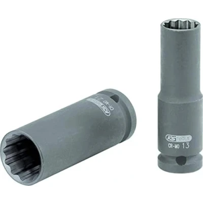 Afbeelding van KS Tools 515.0955 1/2&quot; Dopsleutel, twaalfkant, kracht, lang 22 mm