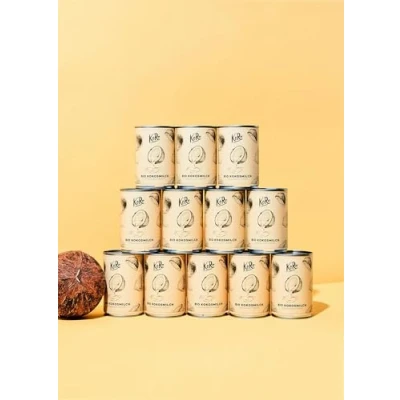 Afbeelding van KoRo Bio kokosmelk met verminderd vetgehalte 12 x 400 ml
