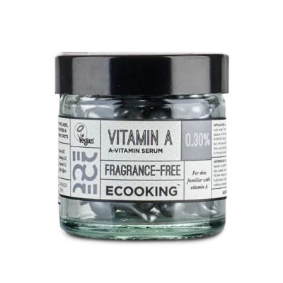 Afbeelding van Ecooking Vitamine A 0,30% 60 capsules Verzorgend Beautytasting