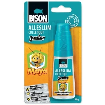 Afbeelding van Alleslijm Bison Junior (Draai applicator, Uitwasbaar, 40 gram, Maya de Bij)