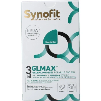 Afbeelding van Synofit GLMax 3 in 1 groenlipmossel 60sft