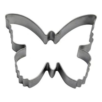Afbeelding van BekkiB uitsteekvorm &quot;vlinder&quot; ca. 5,7 x 4,5 cm Vaatwasmachinebestendige vlinder van roestvrij staal Voor het bakken koekjes 7894