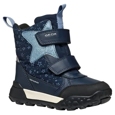 Afbeelding van Geox Trekkyup GIRL Snowboots voor kinderen, Maat: 34, Navy/light avio Imitatieleer/ textiel