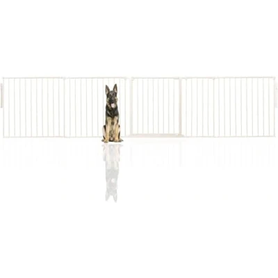 Afbeelding van Bettacare Premium Multi Panel Flexibele Huisdierenbarrière Assortiment, Wit, tot 334cm Breed (32 opties beschikbaar),Hondenbarrière voor Huisdieren Honden en Puppy&#039;s, Puppybarrière geschikt binnen buitengebruik