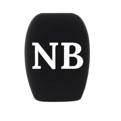 Afbeelding van 2 Pack Gepersonaliseerde Microfoon Schuim Voorruiten Aangepast Logo voor Handhold Mic Foam Covers Gedrukt TV Interview, Uitzending, Radio Station (zwart, Vierkant)