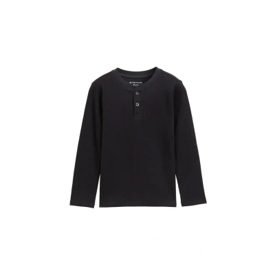 Afbeelding van TOM Tailor Langarmshirt Longsleeve voor kinderen, Maat: 104/110, Coal grey