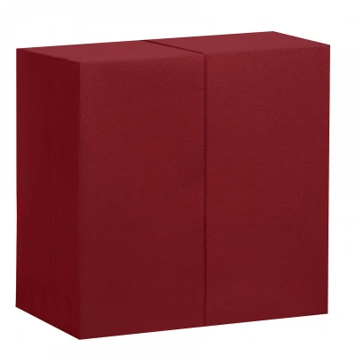 Afbeelding van Euro Products Q 1053 Airlaid servet 40x40cm 1/8 vouw Rood 500 Stuks
