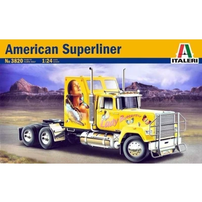 Afbeelding van Italeri U.S. SUPERLINER Montagekit Vrachtwagen/oplegger modelbouw 1:24