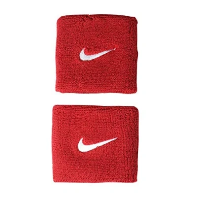 Afbeelding van NIKE SWOOSH polsbanden varsity rood/wit