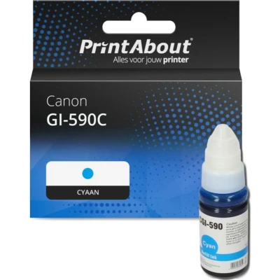 Afbeelding van Huismerk Canon GI 590C Inktcartridge Cyaan