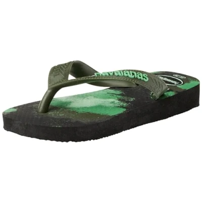 Afbeelding van Havaianas Top Camu Flip Flop, Zwart/Mos, 10/11 UK, Zwart Mos, UK