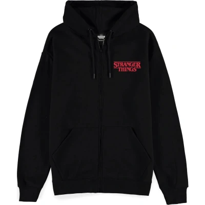 Afbeelding van Stranger Things Demogorgon Vest met capuchon L Zwart