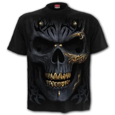 Afbeelding van Spiral Heren Tshirt M BLACK GOLD Zwart