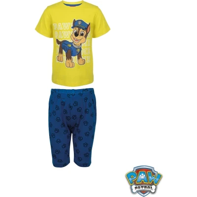 Afbeelding van PAW Patrol shortama 100% katoen Chase pyjama maat 110/116