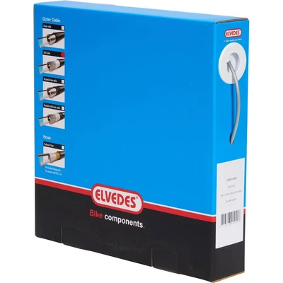 Afbeelding van Elvedes Schakel buitenkabel met voering 30 meter / Ø4,2mm zilver (30 in doos)