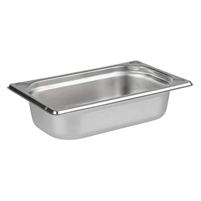 Afbeelding van APS 81402 GN 1/4 container, roestvrij staal Gastronorm afmetingen 265 x 160 mm/hoogte 65 mm/volume 1,8 liter