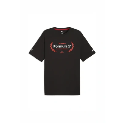 Afbeelding van Puma Essentials Graphic Tshirt print, Heren, Maat: Large, black