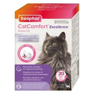 Afbeelding van Beaphar Catcomfort Excellence Starterskit Verdamper &amp; Vulling Anti stressmiddel 48 ml Tot 70m2