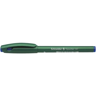 Afbeelding van fineliner Schneider Topwriter 147 0,6 mm blauw doos met 10 stuks