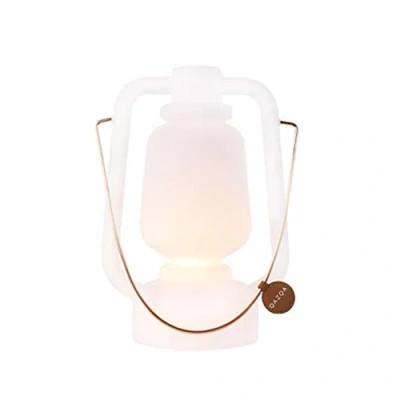 Afbeelding van QAZQA Tafellamp oplaadbaar 30 cm IP44 wit Storm Small