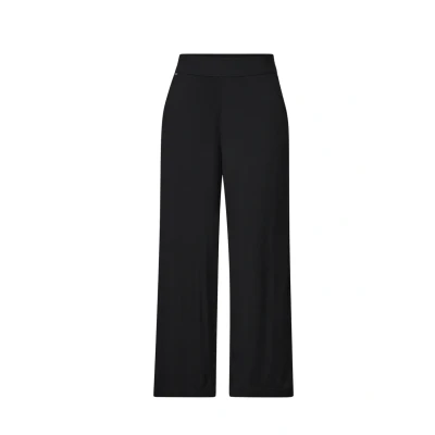 Afbeelding van Street One 7/8 WIDE Broek, Dames, Maat: 36x26, Schwarz