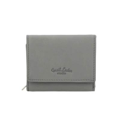 Afbeelding van Gusti Leder August Portemonnee, Maat: One Size, Grey blue