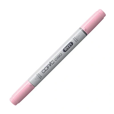 Afbeelding van COPIC Ciao Marker Type RV 21, Lichtroze, veelzijdige lay out marker, op alcoholbasis, met een medium breedte en penseelpunt.