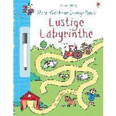 Afbeelding van Mein Wisch und Weg Buch: Lustige Labyrinthe: mit abwischbarem Stift. Abwischbarer Stift ist nicht von allen Materialien entfernbar