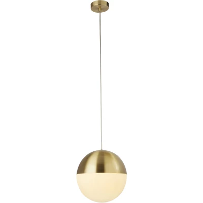 Afbeelding van Searchlight Ø 25cm hanglamp Endor goud met wit 24181SB