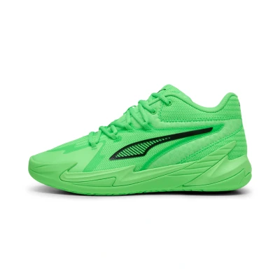 Afbeelding van Puma Dagger Basketbalschoenen, Maat: 39, Elektro green/black Textiel/ synthetisch