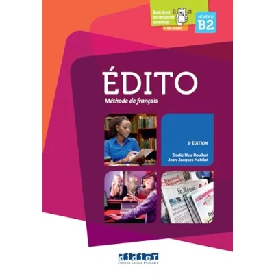 Afbeelding van Edito B2 édition 2015 2018 Livre + didierfle.app: Méthode de français