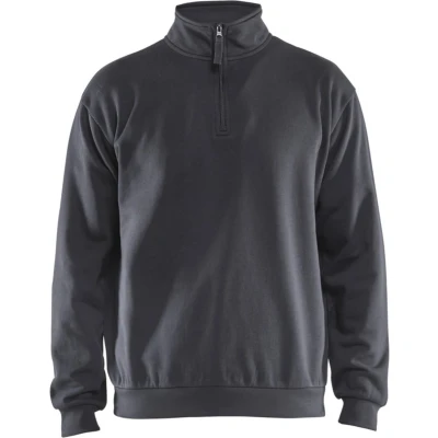 Afbeelding van Blaklader Sweatshirt met halve rits 3587 1169 Medium Grijs 4XL