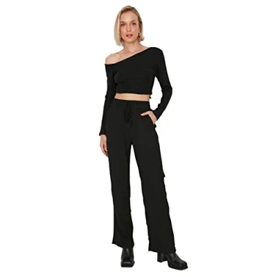 Afbeelding van Trendyol TWOAW22PL0343 Volwassenen Vrouwen Single pack Zwart 34