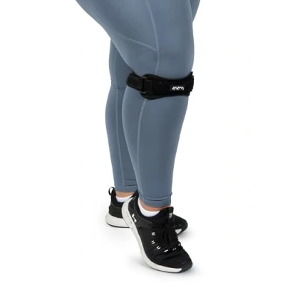 Afbeelding van KARM patella steun, artritis, osgood schlatter, meniscusletsel, hardlopen, verstelbare stabilisator voor peesontsteking (Zwart, grote maat)
