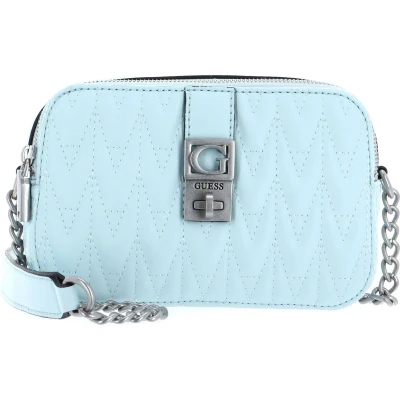 Afbeelding van GUESS Schoudertas Regilla Camera Bag Ice blue Lichtblauw