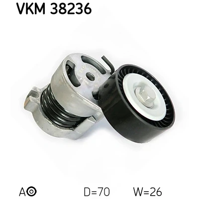 Afbeelding van Spanrol, Poly V riem SKF VKM 38236