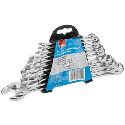 Afbeelding van Hilka 17161102 Combinatietoets Metrisch in Display Box, 11 Stig, Helder