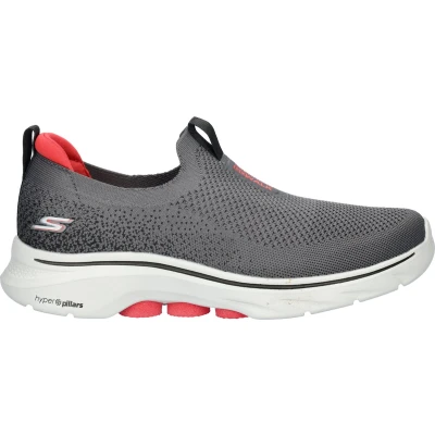 Afbeelding van Skechers Performance GO WALK 7 SLIP ON Sportieve wandelschoenen charcoal/black, Heren, Maat: 47, Charcoal/black Textiel