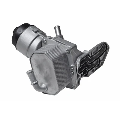 Afbeelding van VEMO V25 60 3037 Oliekoeler Met oliefiltterbehuizing, oliekoeler, pakking filter FORD: Ranger Mk3 (TKE) 3.2 TDCi 4x4, 2.2