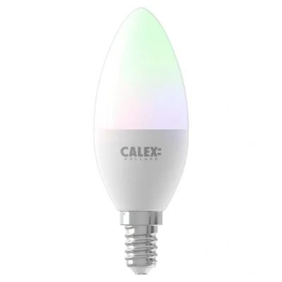 Afbeelding van Slimme lamp E14 Calex Smart Home Kaars (LED, 5W, 470lm, 2200 4000K, RGB, Dimbaar)