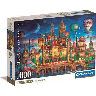 Afbeelding van Clementoni High Quality Collection Puzzel Downtown 1000 Stukjes + Poster