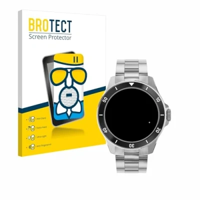 Afbeelding van BROTECT AirGlass Matte kogelwerende glasfolie, Smartwatch beschermfolie, Grijs