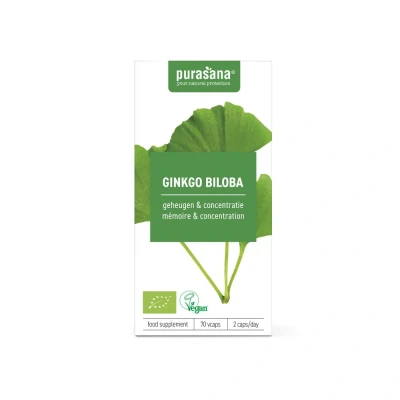 Afbeelding van Ginkgo biloba capsules bio 70 pcs.